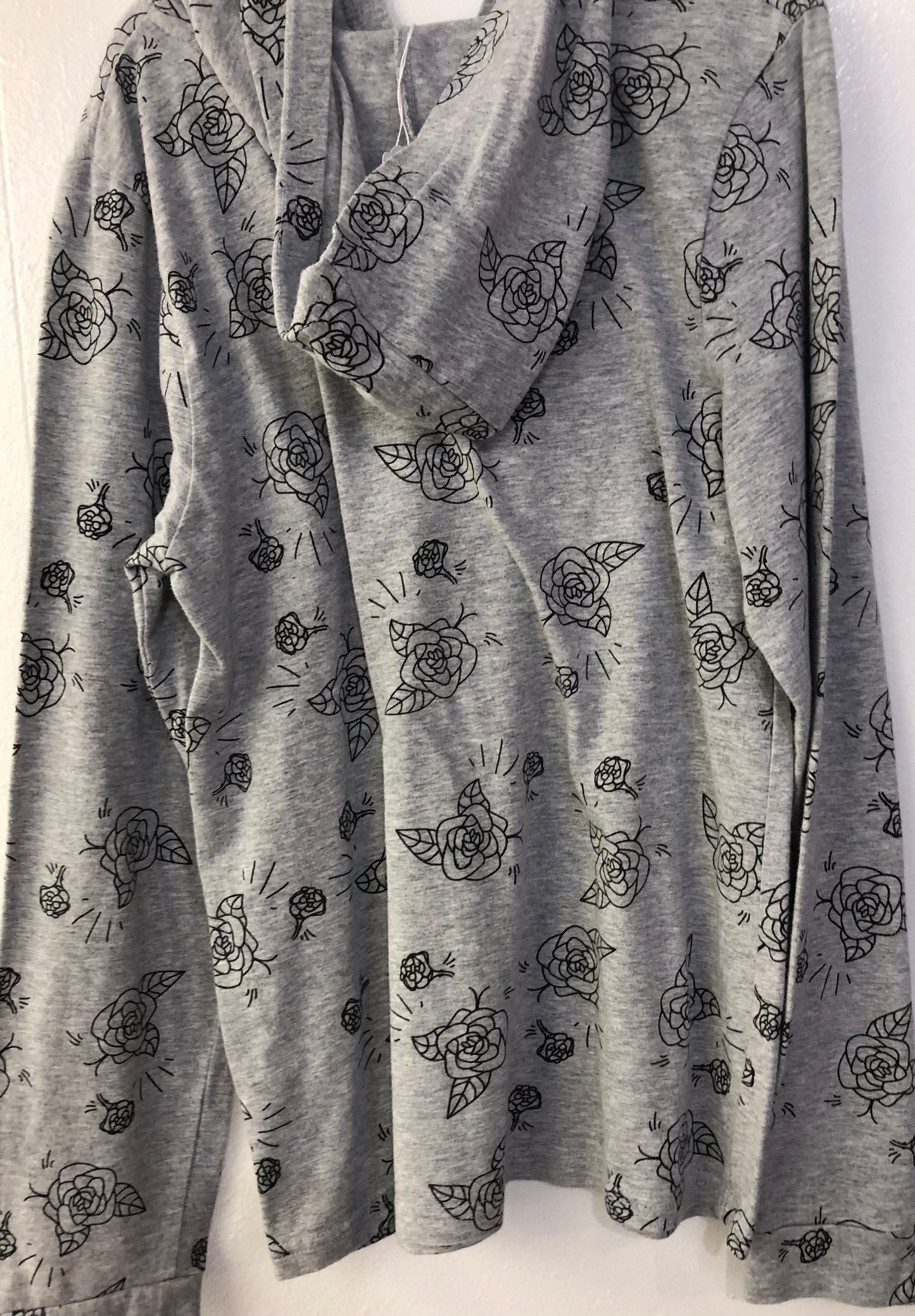 Girls HELLO STRANGER Grey Hoodie - Size 10 $29
