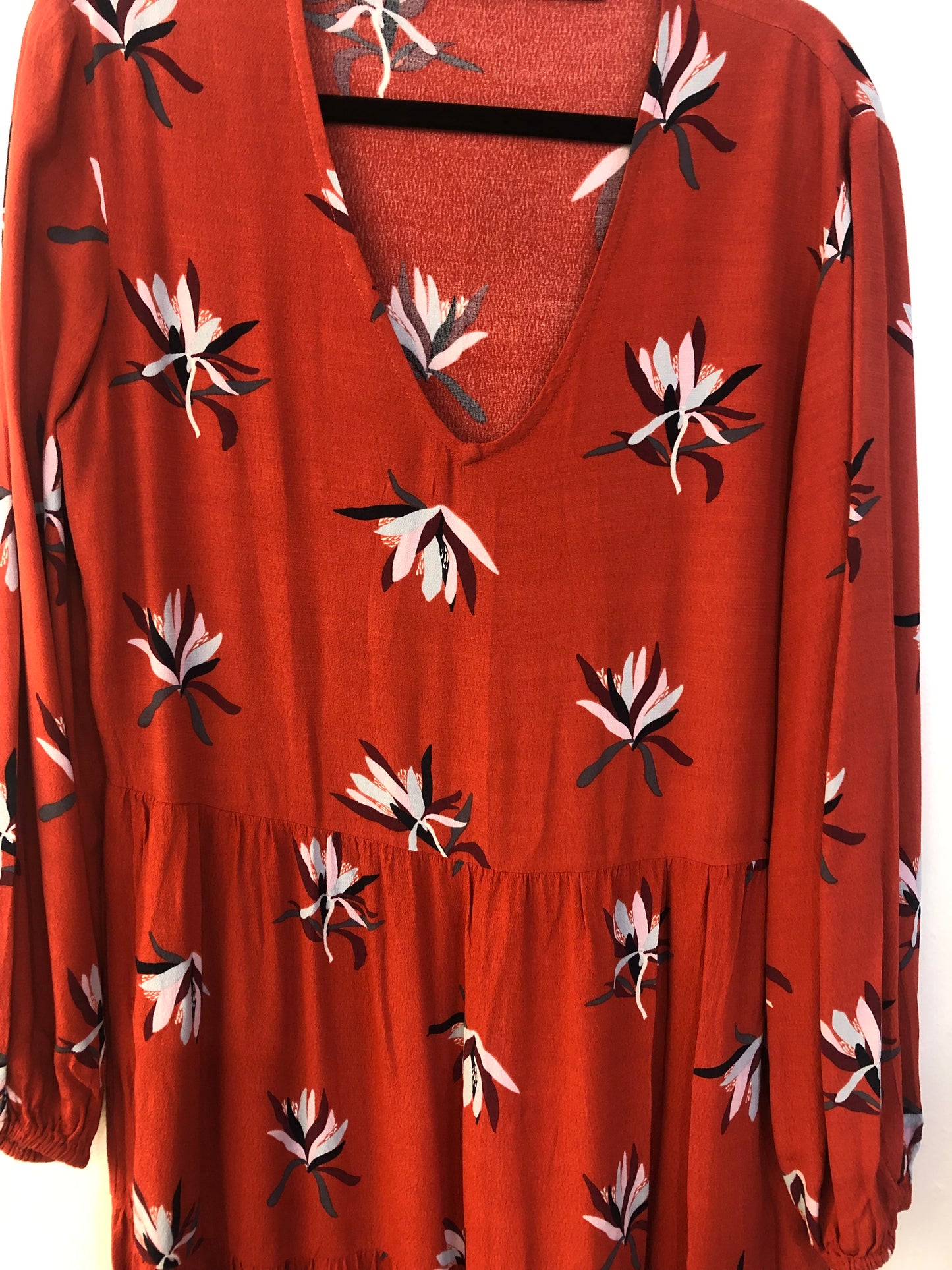 UNKNOWN Label Rust Maxi Dress -Size 10/12 $39 Now $20