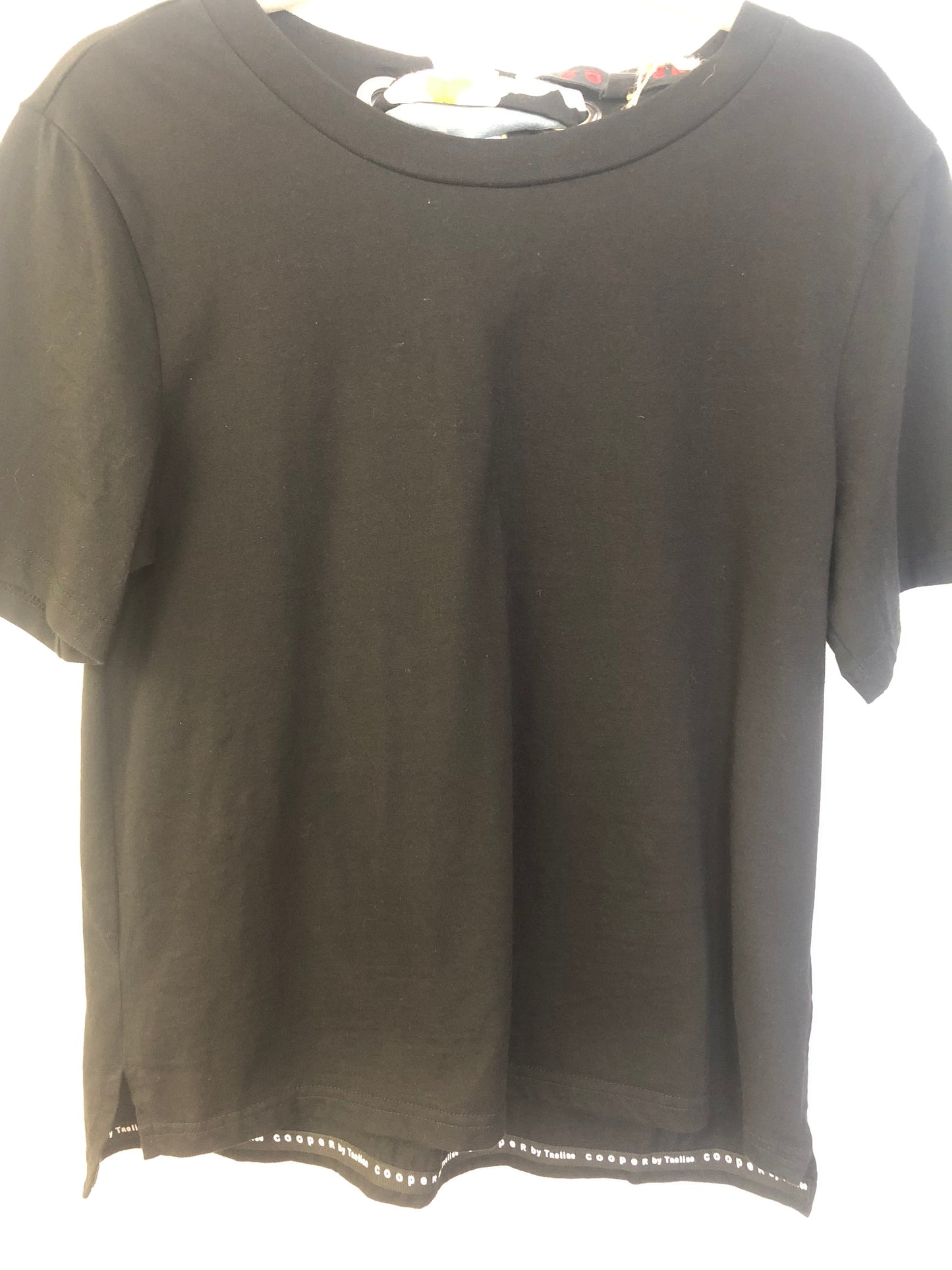 COOPER Black T Shirt -Size S $69