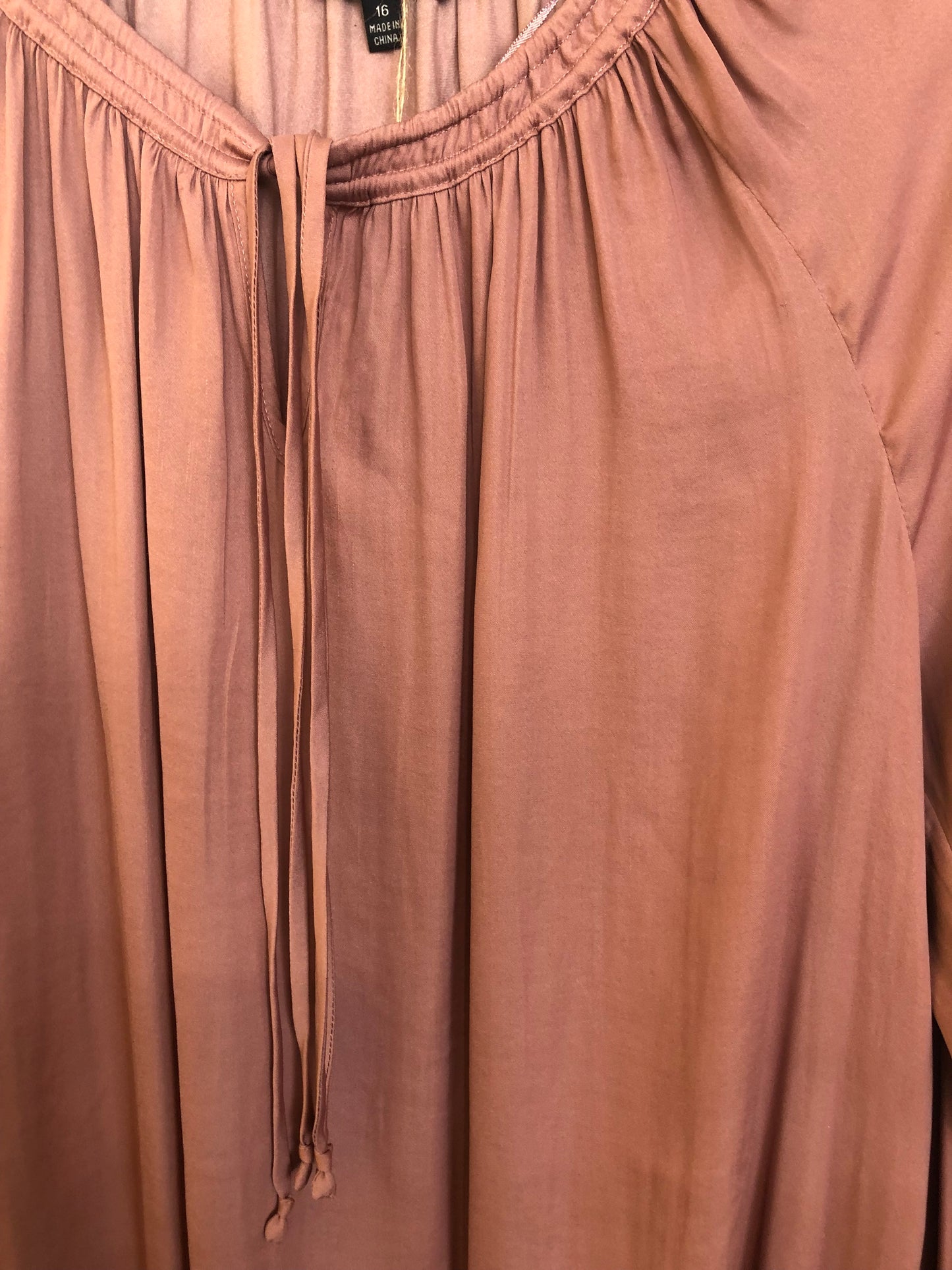 MAX Tan Blouse -Size 16 $39 Now $20