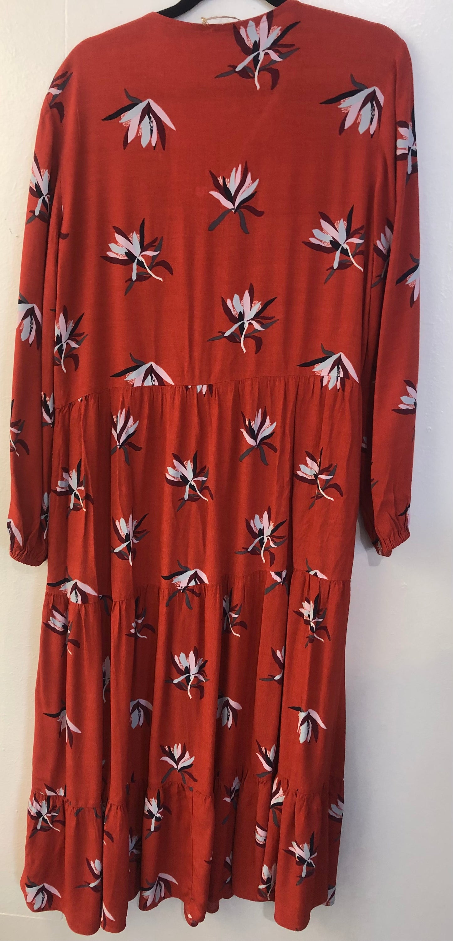 UNKNOWN Label Rust Maxi Dress -Size 10/12 $39 Now $20