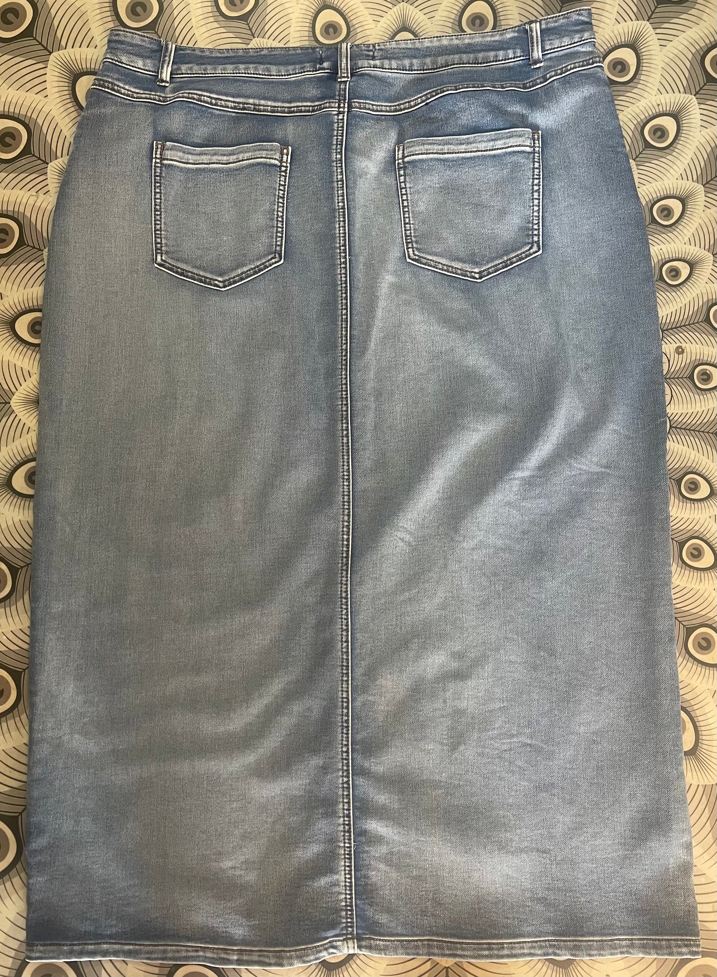 VIRTUELLE Denim Skirt Size 22