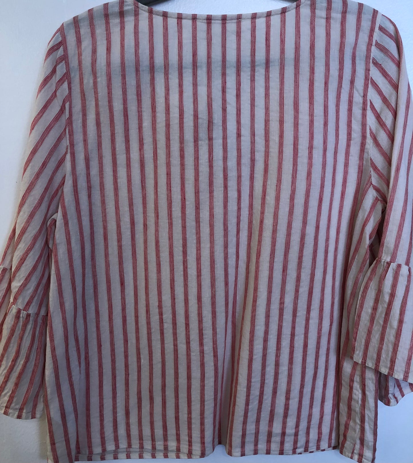 MESOP Red/White Striped Top -Size 12/14 $39 Now $20