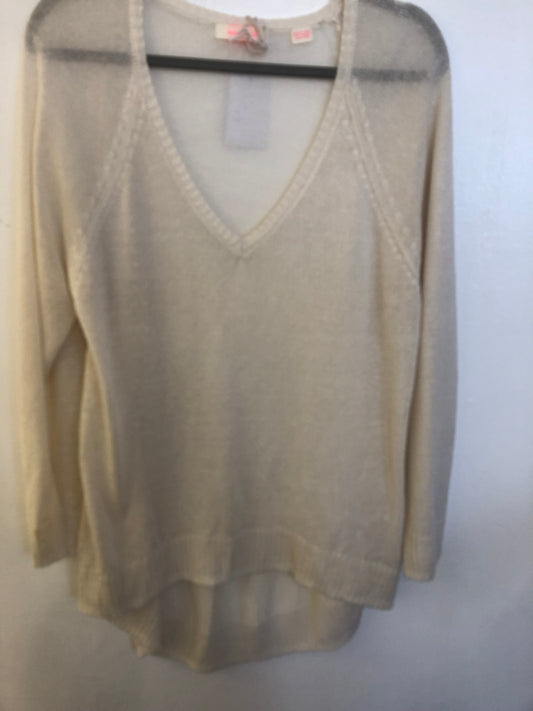 RRP $350 SASS & BIDE Cream/Cotton Knit -Size L $120 Now $89