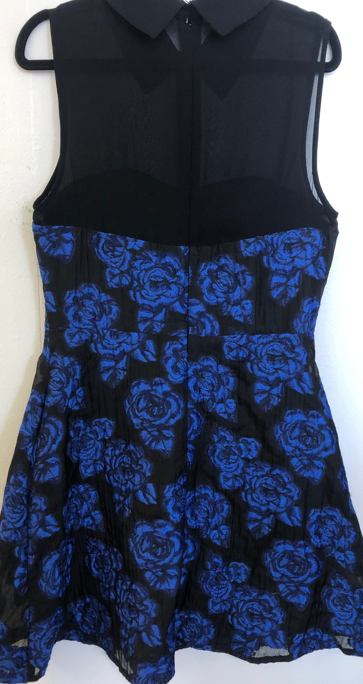 BETSEY JOHNSON Blue/Black Dress -Size 10 $35