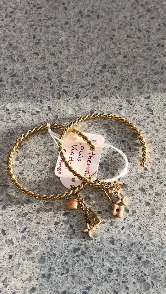 Authentic Louis Vuitton Earrings $250