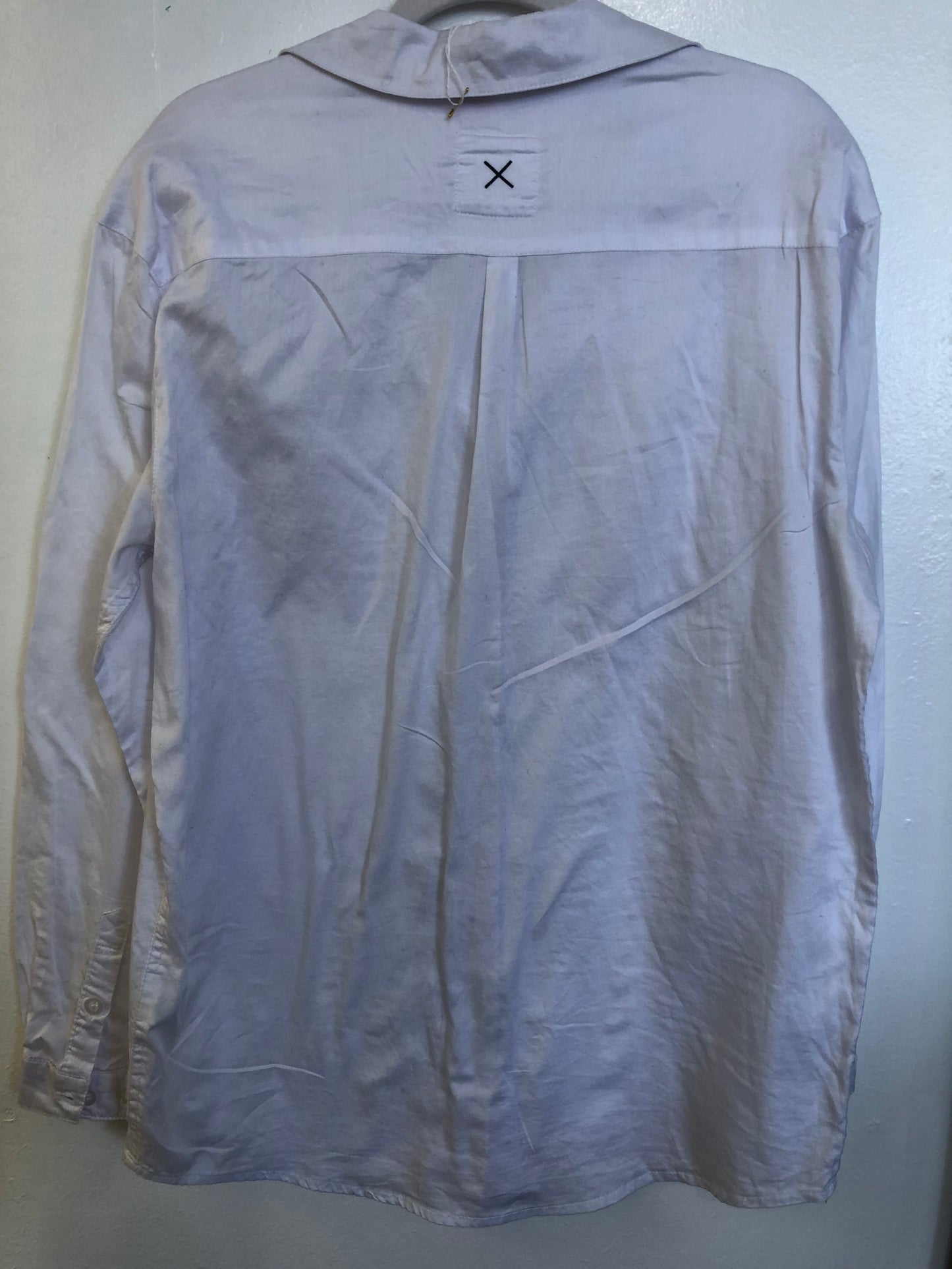 FIRST BASE White 100% Cotton Shirt -Size 10 $39 Now $20