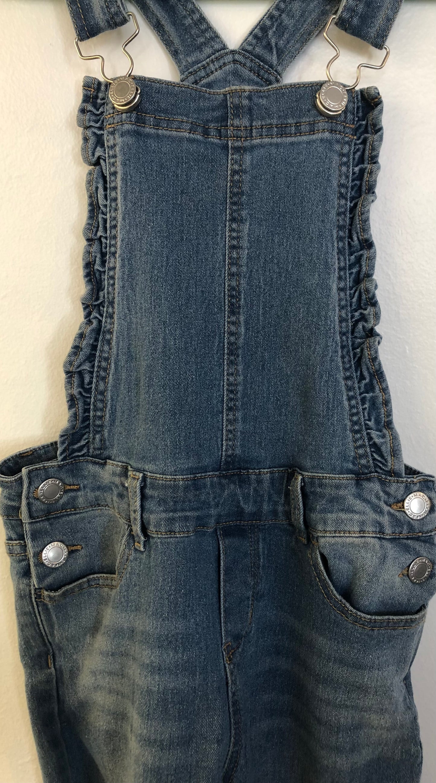 Girls Mac & Ellie Denim Overalls Size 5 $19