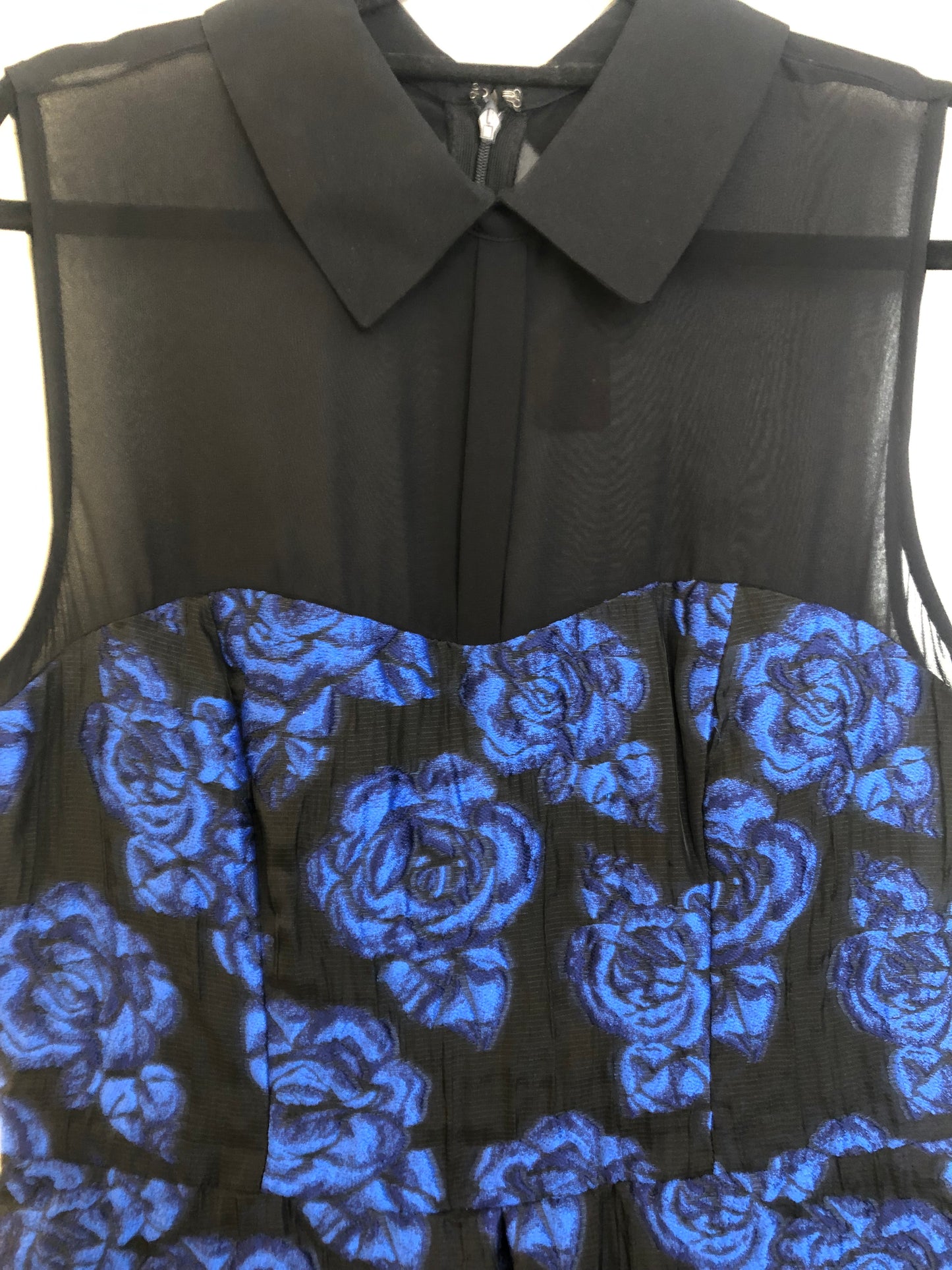 BETSEY JOHNSON Blue/Black Dress -Size 10 $35