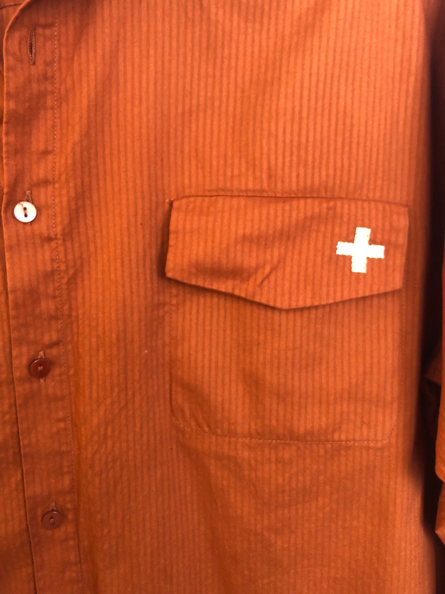 STELLA + GEMMA Rust Shirt -Size 16 $30