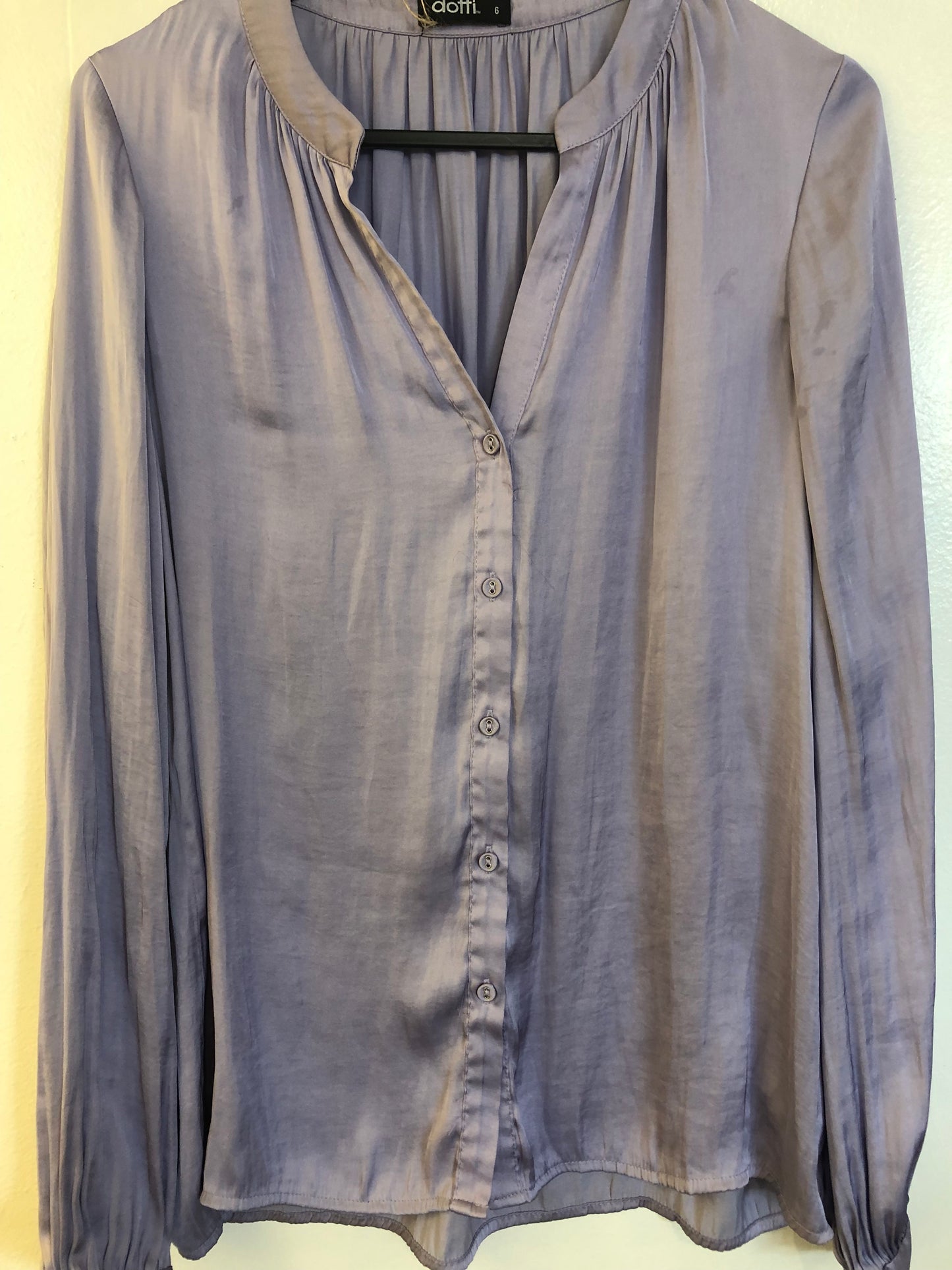 DOTTI Lilac Shirt -Size 6. $15
