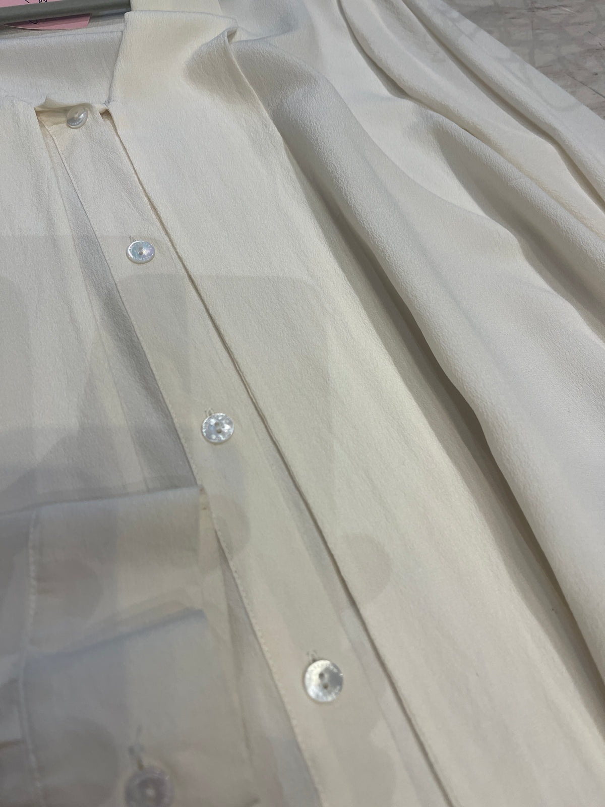 AQUASCUTUM Silk Shirt Size UK16