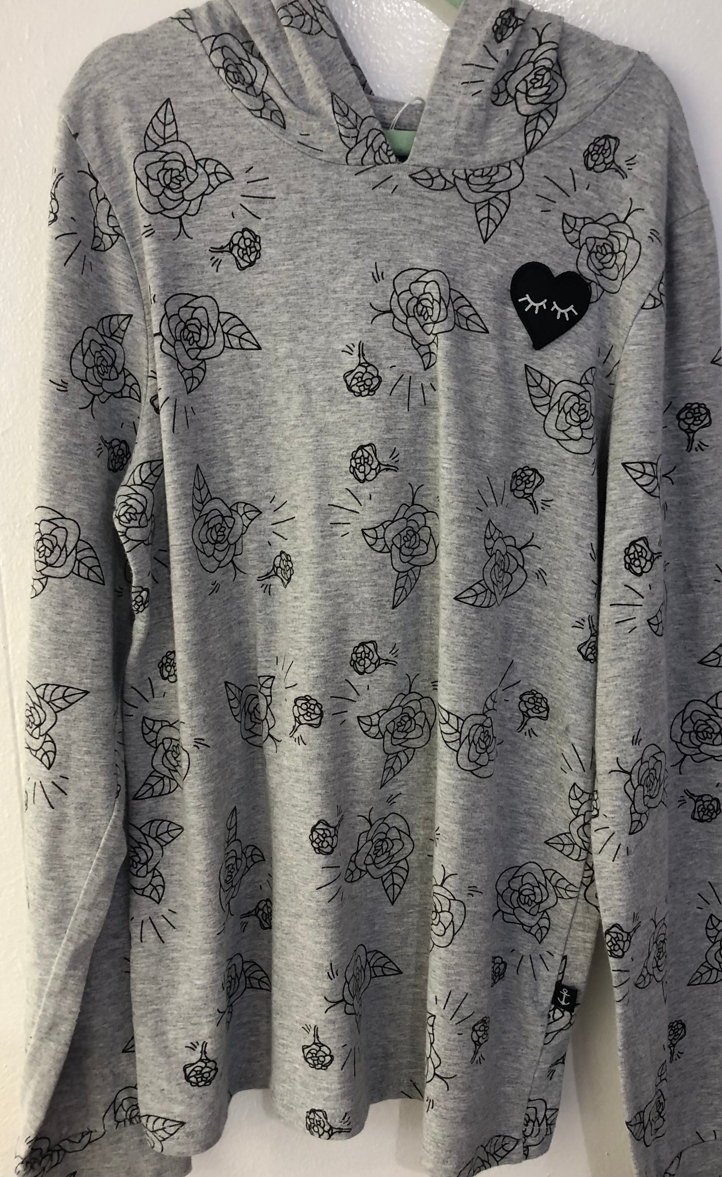 Girls HELLO STRANGER Grey Hoodie - Size 10 $29