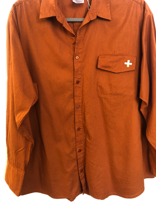 STELLA + GEMMA Rust Shirt -Size 16 $30