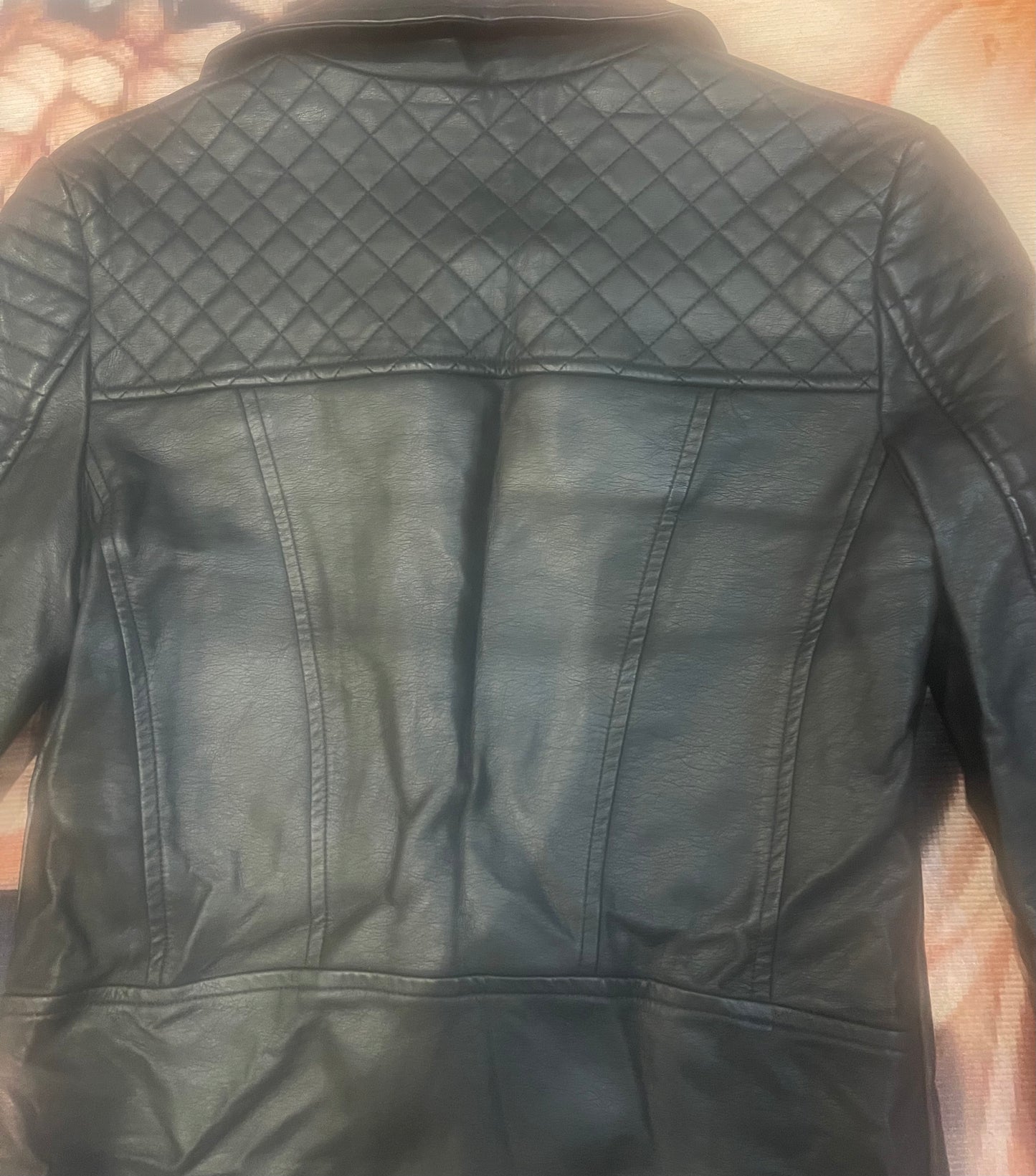 BEGINNING BOUTIQUE Faux leather jacket Size 6