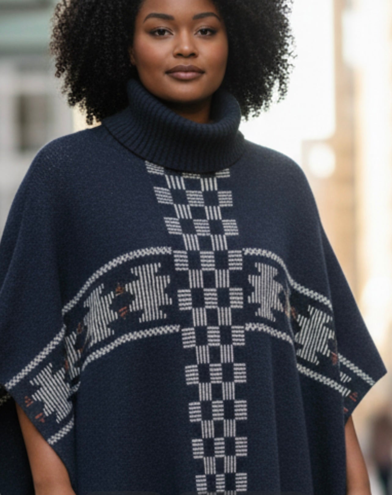 COUNTRY ROAD Poncho Size S/M