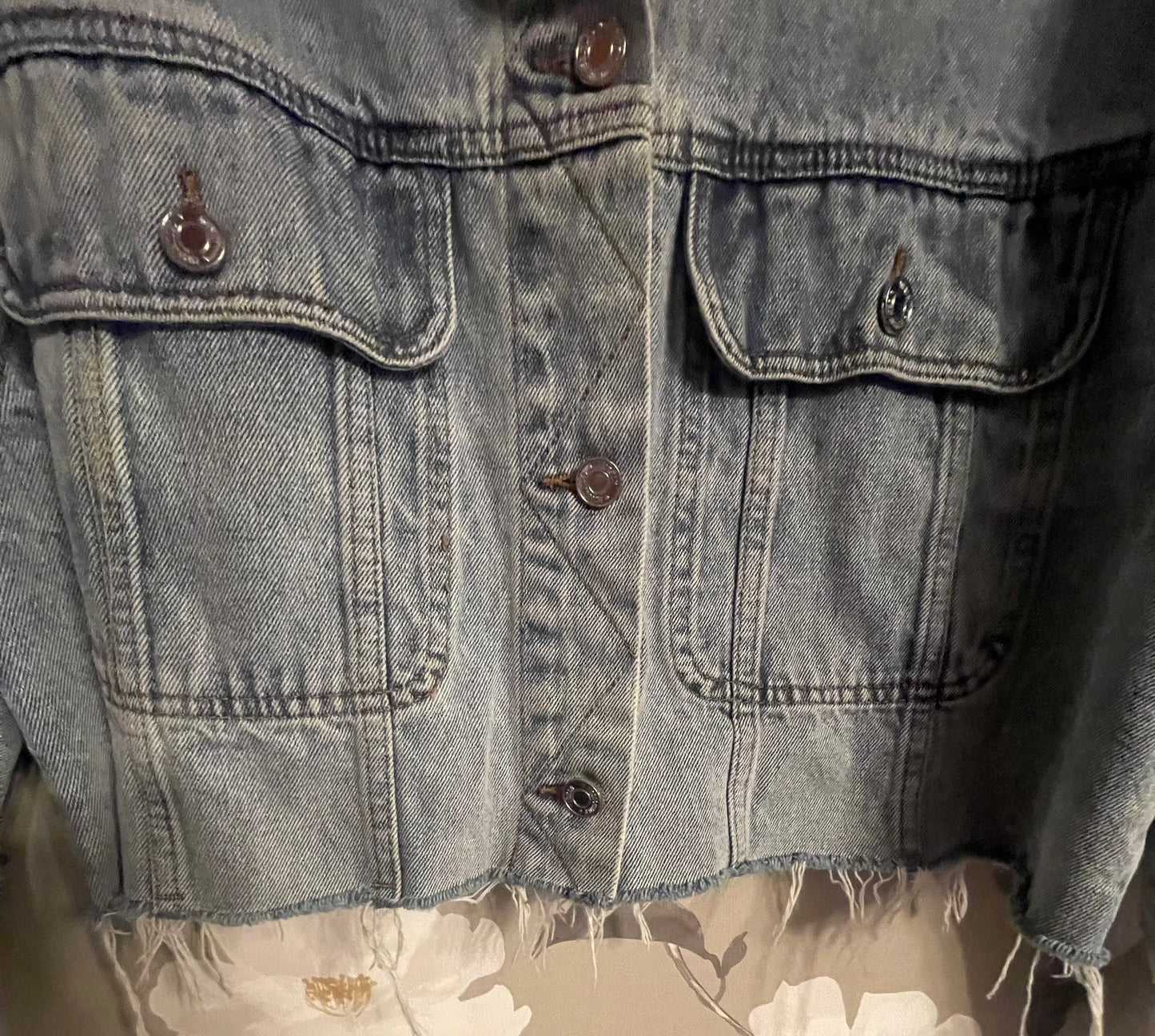 MISSGUIDED Denim Jacket Size UK8