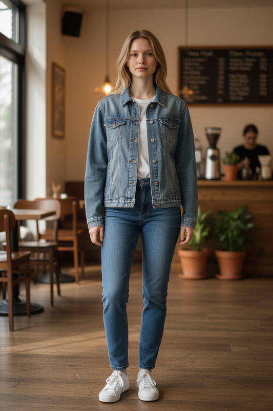 MAX Denim Jacket Size 12