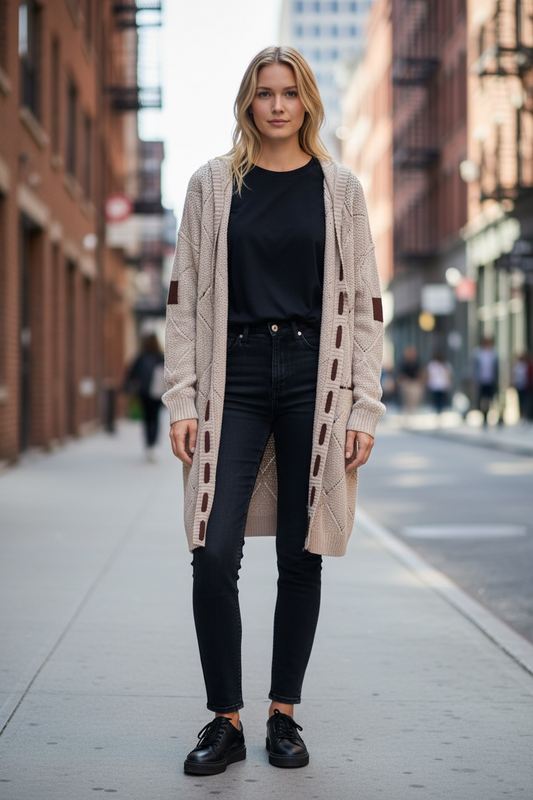 UNKNOWN Label Cardigan Size L
