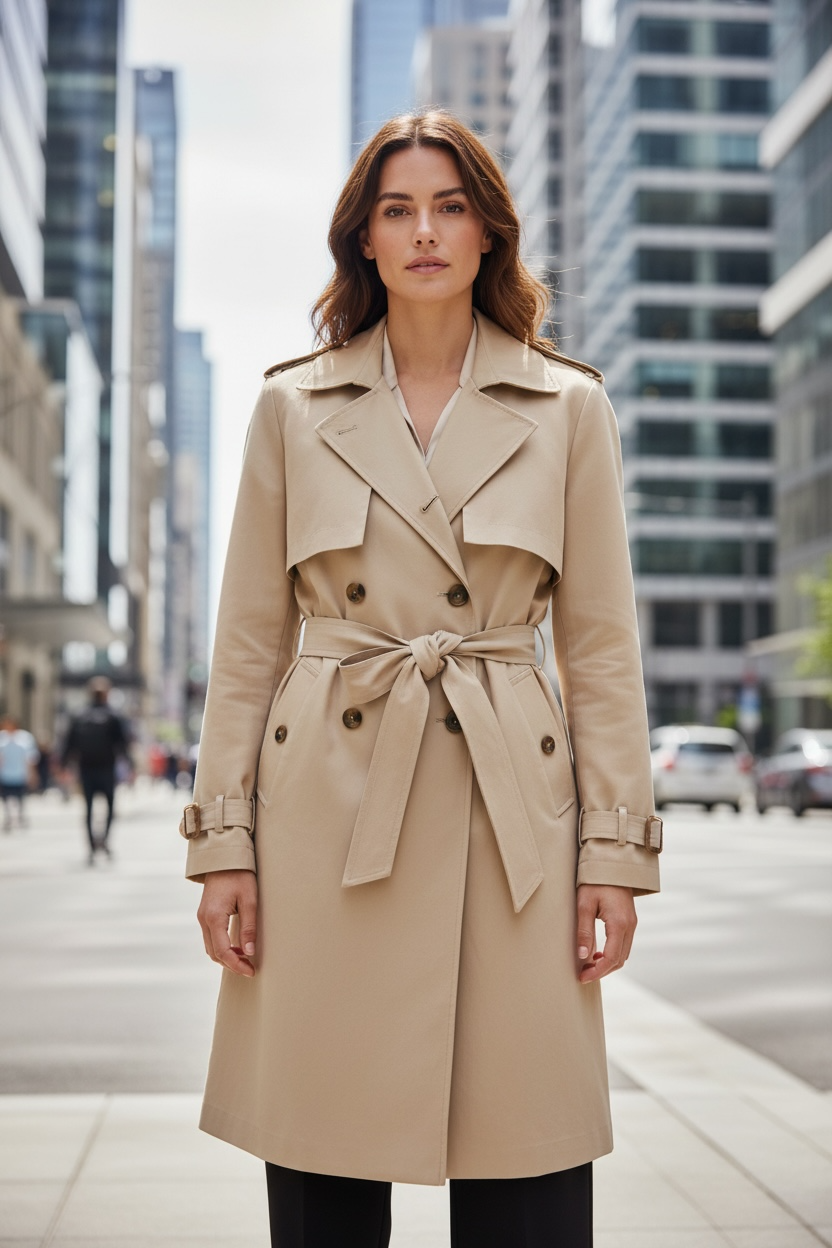 All ABOUT EVE Trench Coat Size 10