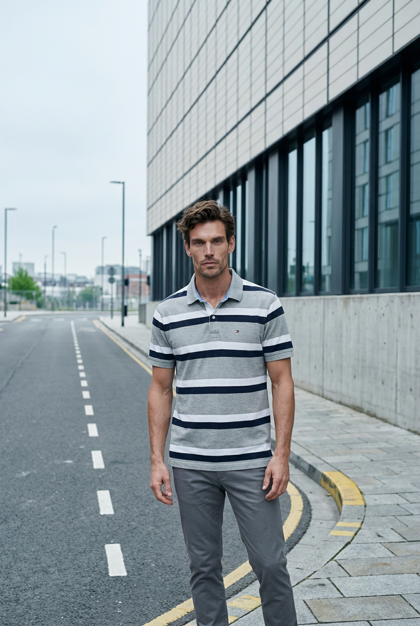 TOMMY H Polo Size XL