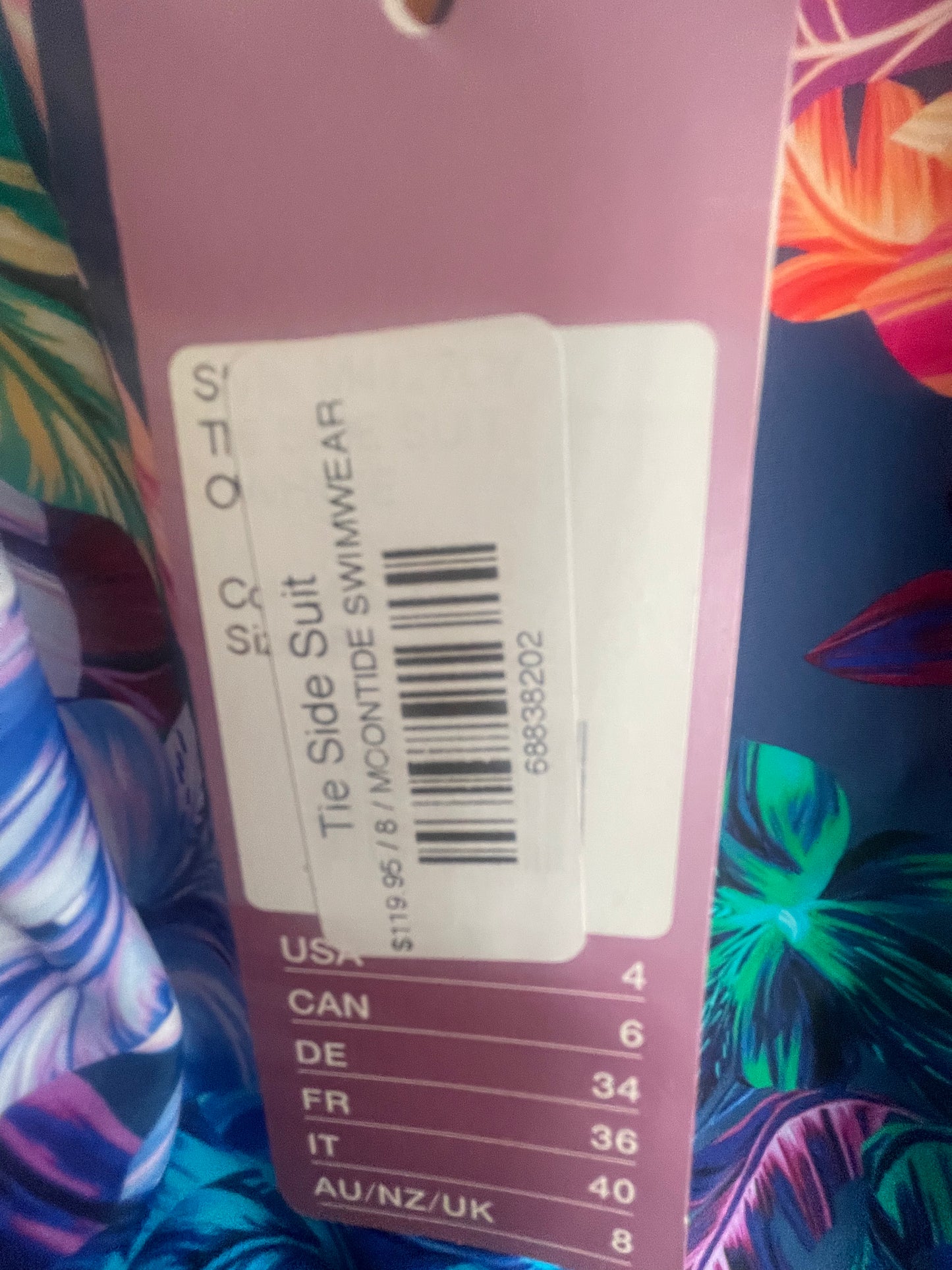 MOONTIDE Bathing Suit Size 8