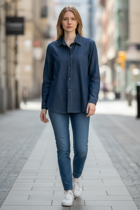 IVY Denim Shirt Size 36 $69