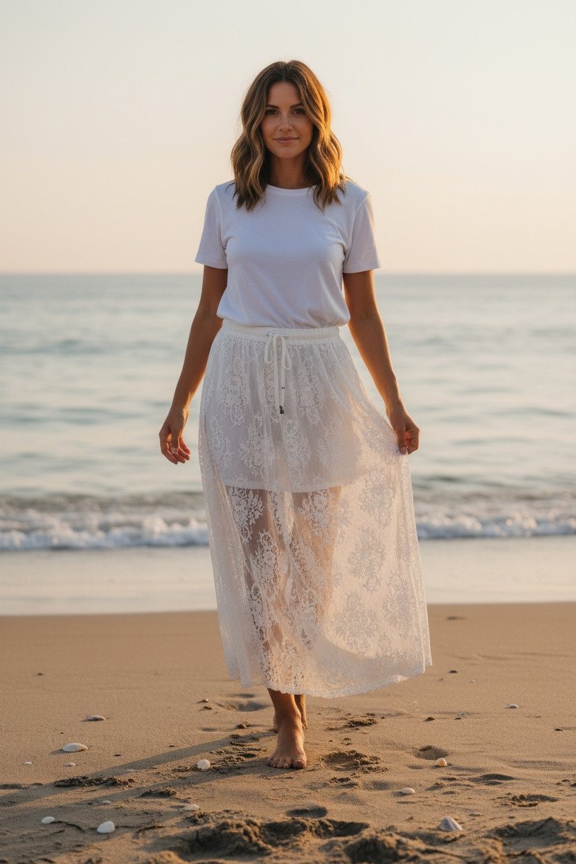 REPERTOIRE Lace Skirt Size 12 $89